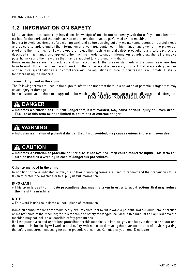 Protected: WB93R-5(ITA)-TIER 3 S/N F61701-F61709 Operation manual (English)