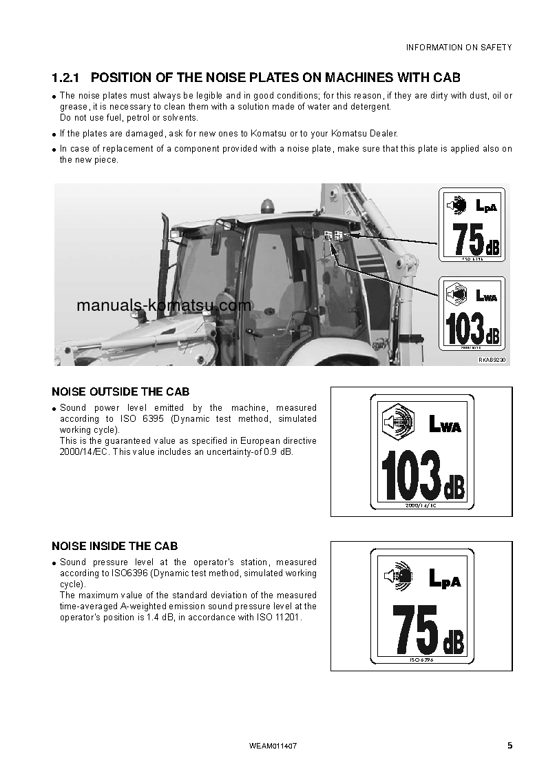 Protected: WB93R-5(ITA)-TIER 3 S/N F63625-UP Operation manual (English)