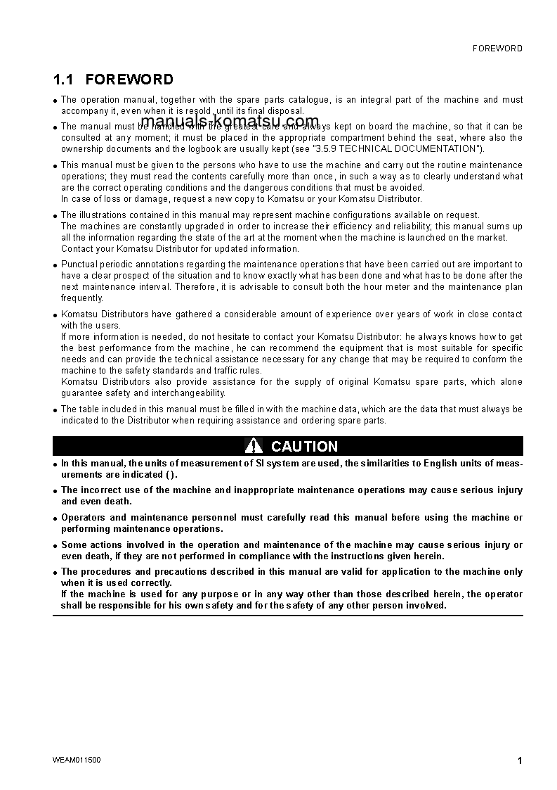 Protected: WB97R-5(ITA)-TIER 3 S/N F80279-F80279 Operation manual (English)