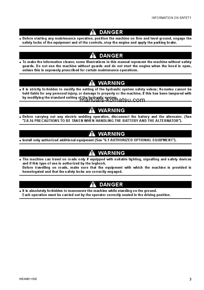 Protected: WB97R-5(ITA)-TIER 3 S/N F80279-F80279 Operation manual (English)