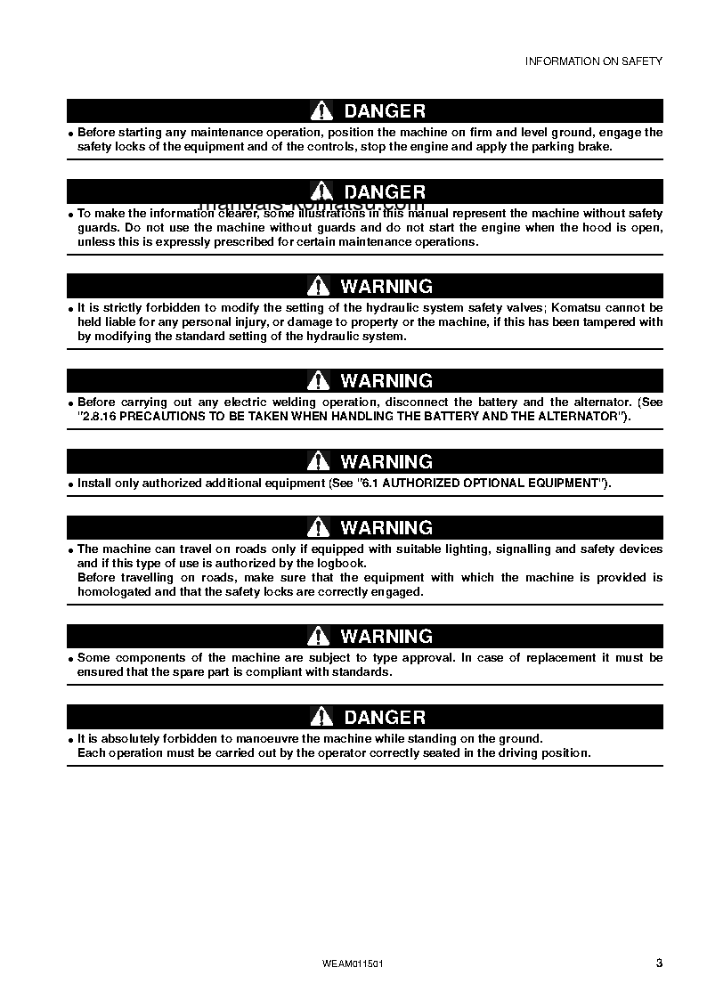 Protected: WB97R-5(ITA)-TIER 3 S/N F80278-F80278 Operation manual (English)