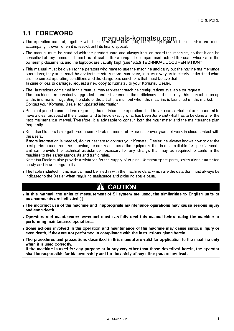 Protected: WB97R-5(ITA)-TIER 3 S/N F80315-UP Operation manual (English)