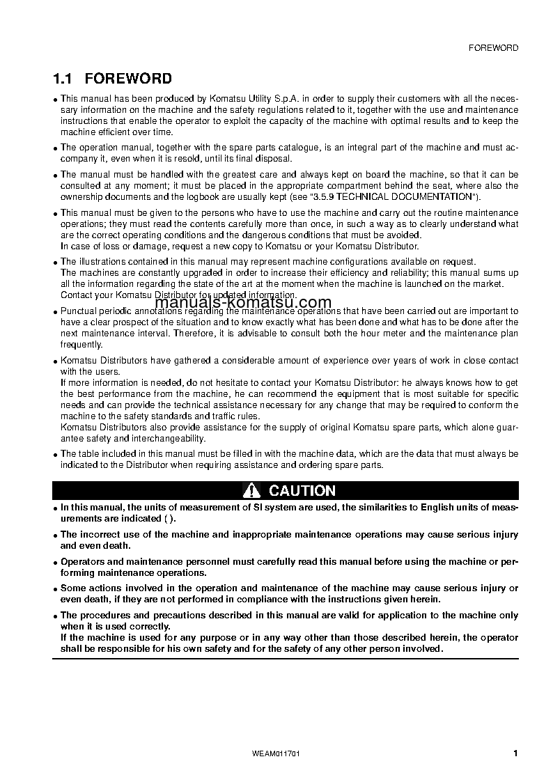 Protected: WB97S-5(ITA)-TIER 3 S/N F30605-F30605 Operation manual (English)