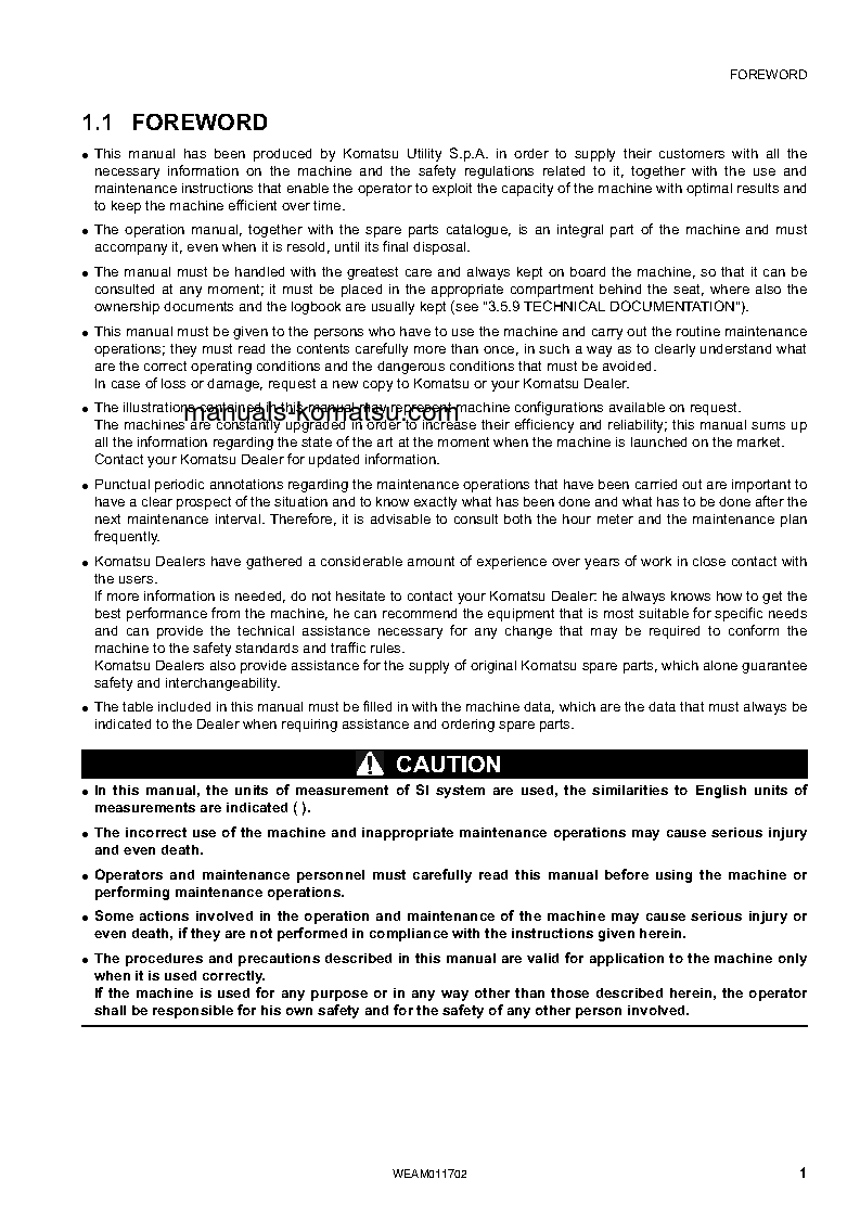 Protected: WB97S-5(ITA)-TIER 3 S/N F30986-UP Operation manual (English)