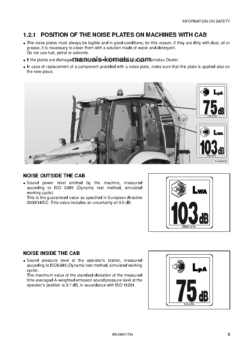 Protected: WB97S-5(ITA)-TIER 3 S/N F31204-UP Operation manual (English)