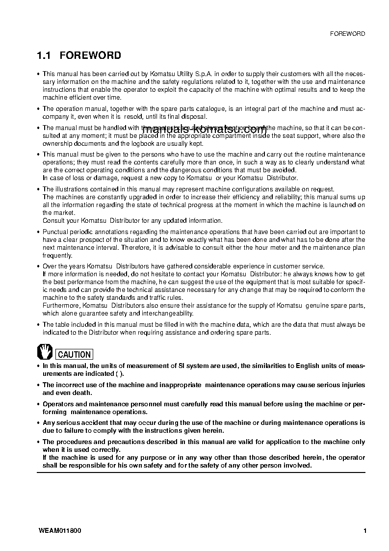 Protected: PC09-1(ITA) S/N 13959-UP Operation manual (English)