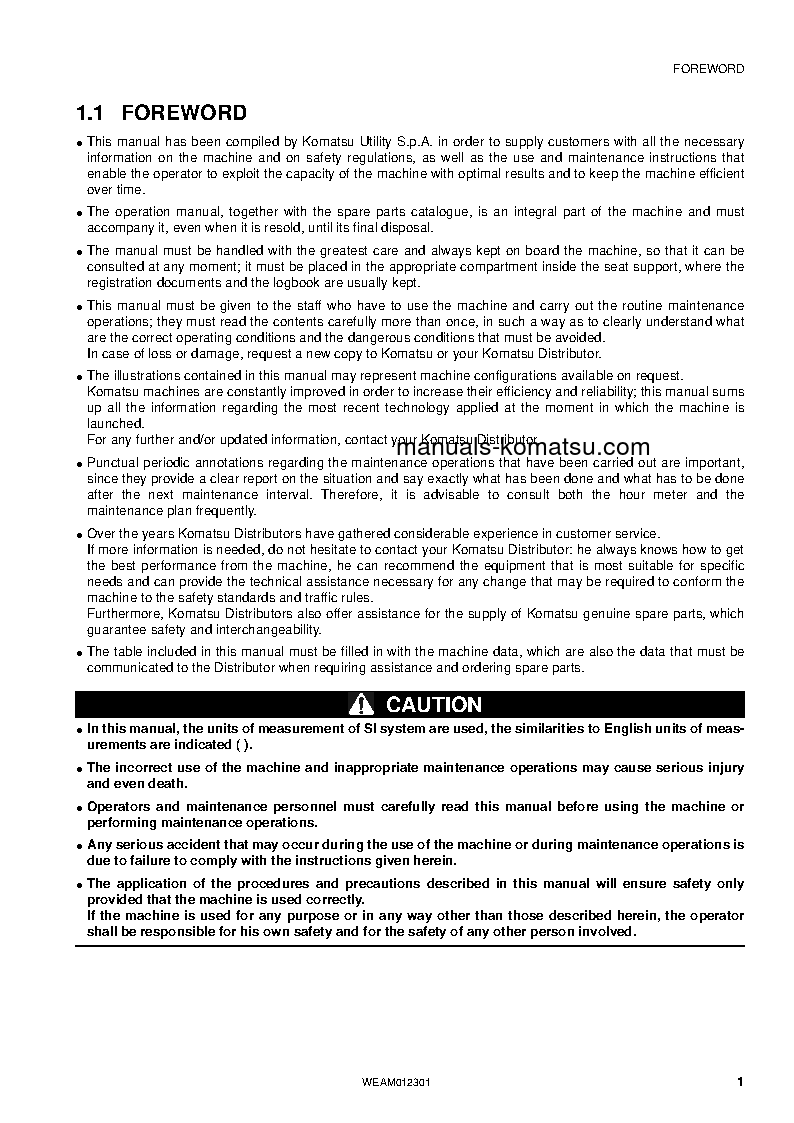 Protected: PC14R-3(ITA) S/N F50309-UP Operation manual (English)