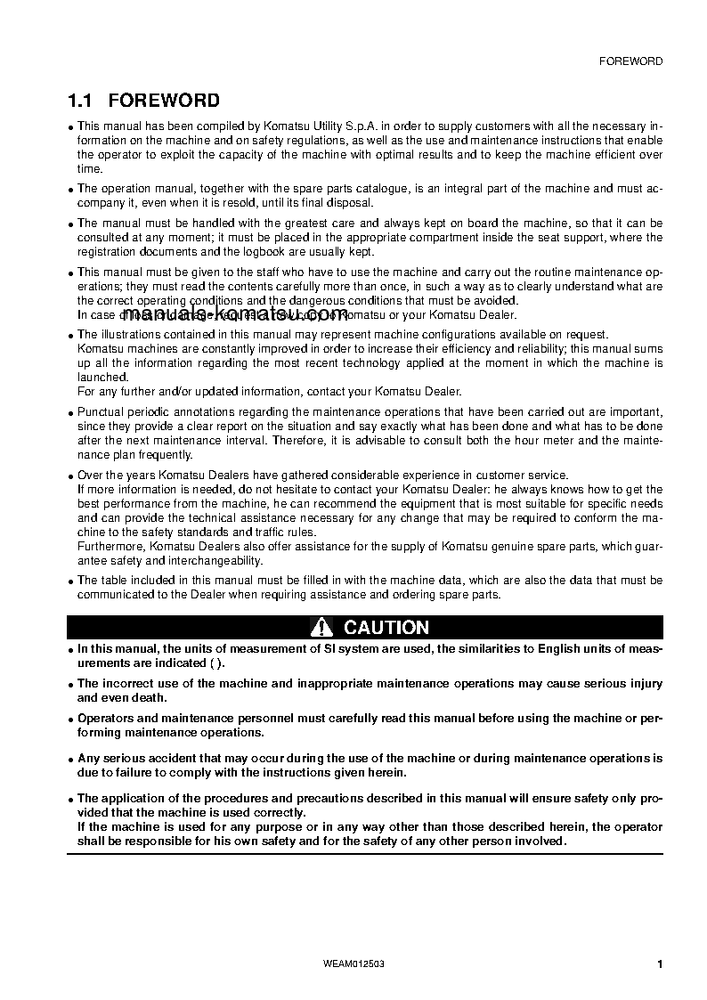 Protected: PC26MR-3(ITA) S/N F30580-UP Operation manual (English)