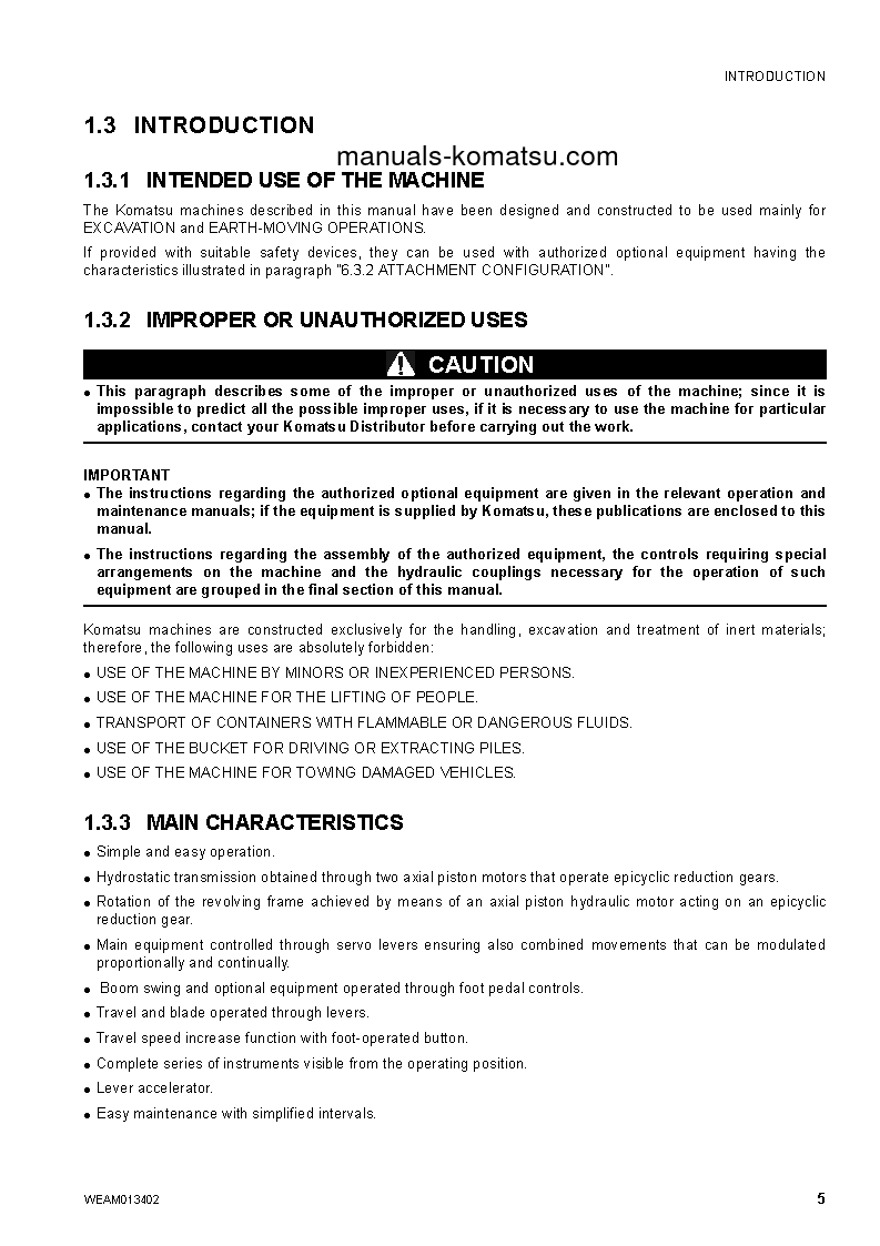 Protected: PC20MR-2(ITA) S/N F00447-UP Operation manual (English)