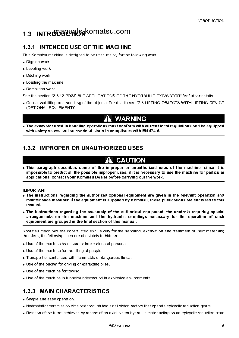 Protected: PC55MR-3(ITA) S/N F30561-UP Operation manual (English)