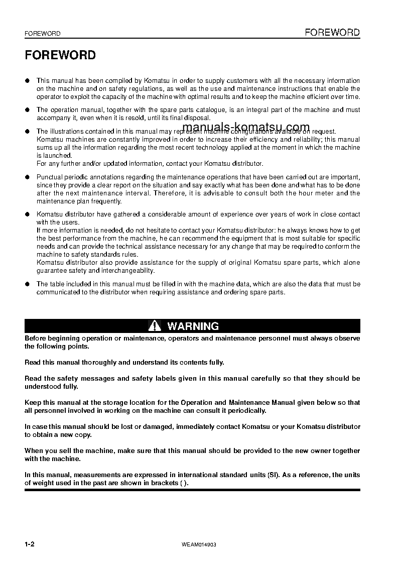 Protected: PW118MR-8(ITA) S/N F00277-UP Operation manual (English)