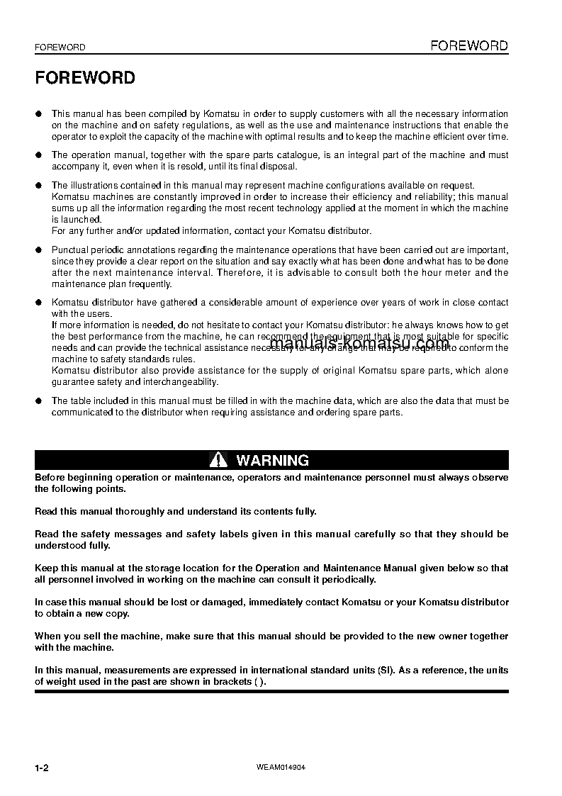Protected: PW118MR-8(ITA) S/N F00342-UP Operation manual (English)