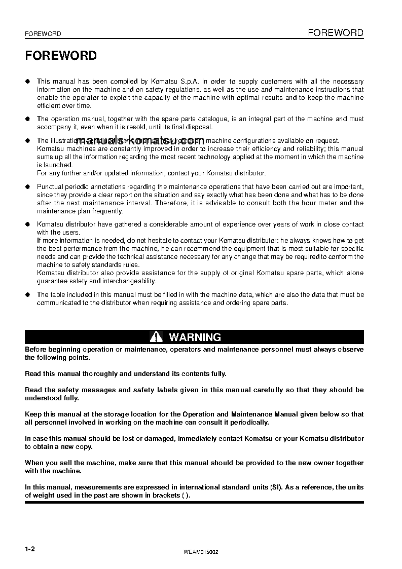 Protected: PW98MR-8(ITA) S/N F80259-UP Operation manual (English)