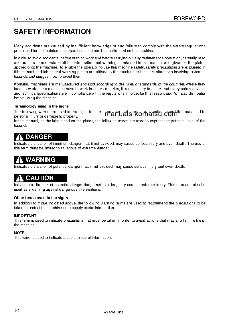 Protected: PW98MR-8(ITA) S/N F80259-UP Operation manual (English)