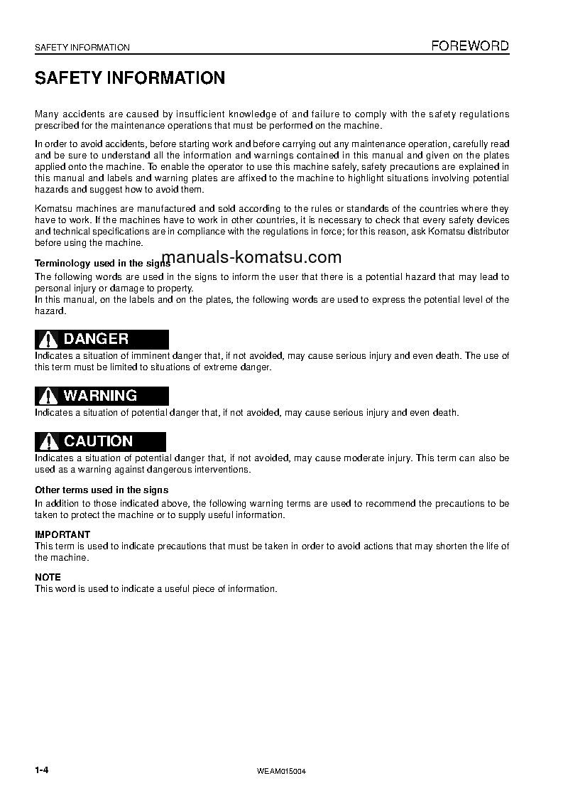 Protected: PW98MR-8(ITA) S/N F80356-UP Operation manual (English)