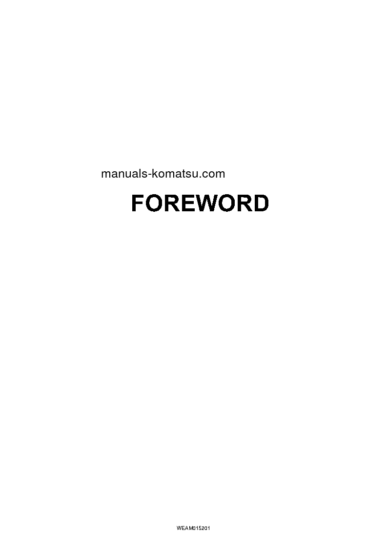 Protected: PC30MR-3(ITA) S/N F30024-UP Operation manual (English)