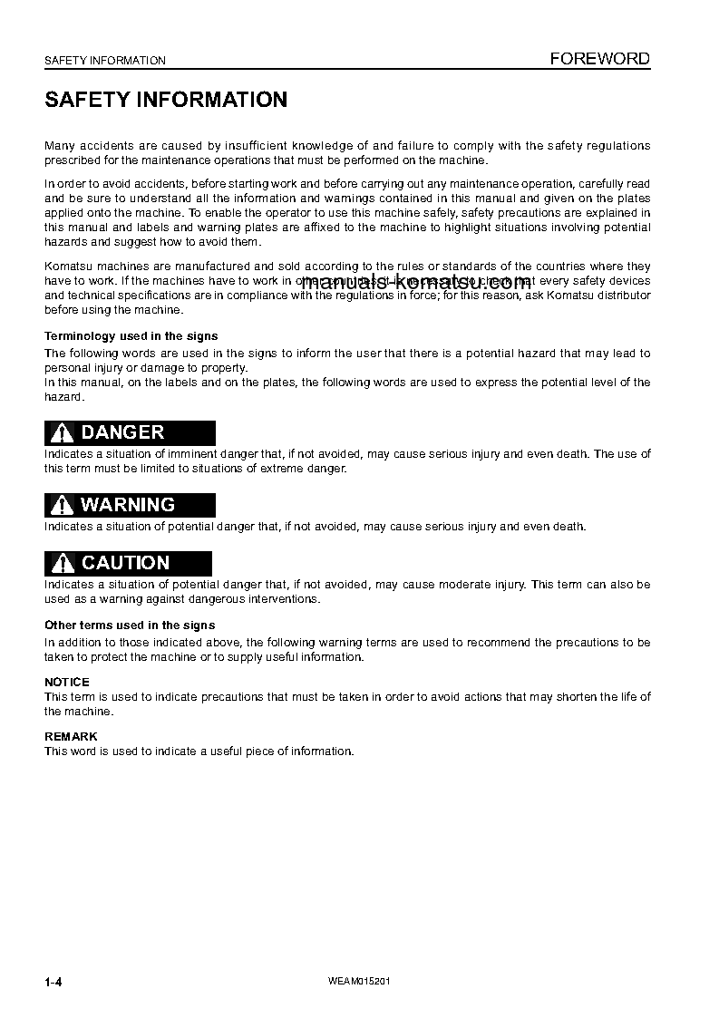 Protected: PC30MR-3(ITA) S/N F30024-UP Operation manual (English)