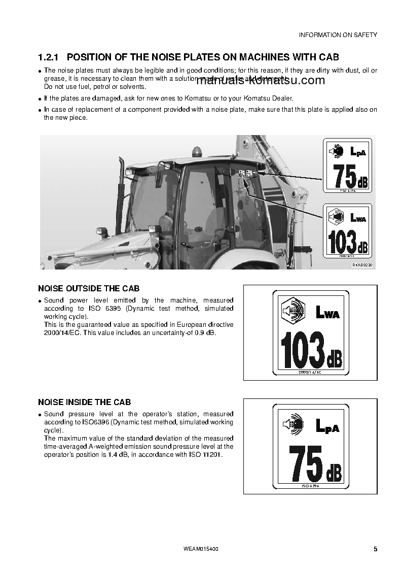 Protected: WB97R-5(ITA)-TIER 3 S/N F80446-UP Operation manual (English)