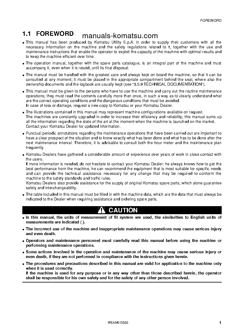 Protected: WB97S-5(ITA)-TIER 3 S/N F30926-UP Operation manual (English)