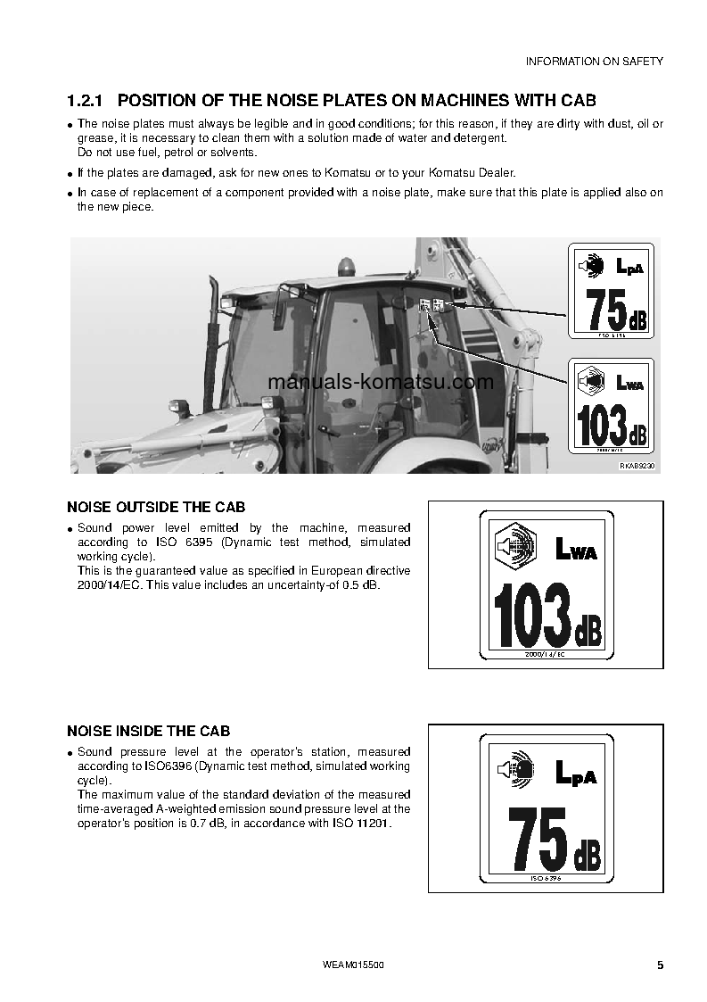 Protected: WB97S-5(ITA)-TIER 3 S/N F30926-UP Operation manual (English)