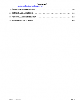 PC35R-8(JPN) S/N F20518-F20931 Shop (repair) manual (English)