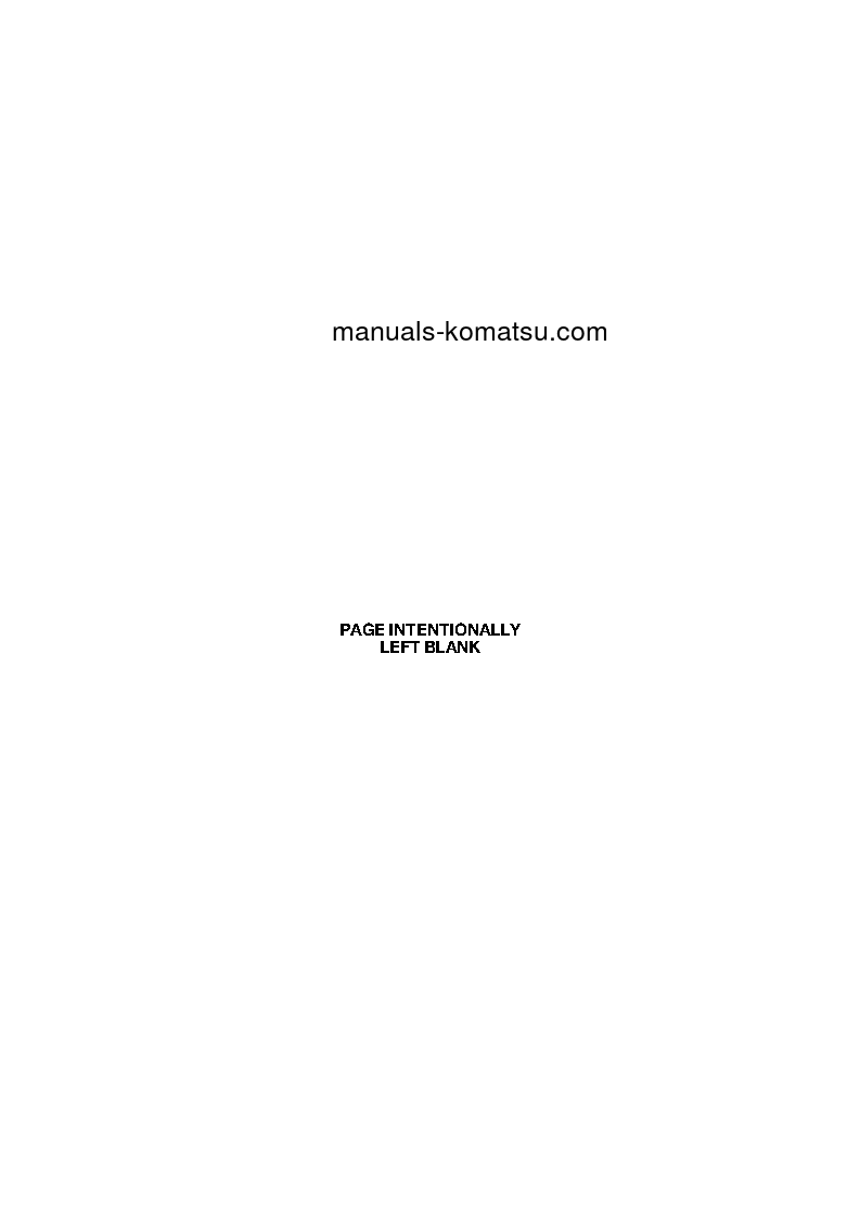 Protected: WB140PS-2(ITA) S/N 140F50092-140F50097 Shop (repair) manual (English)