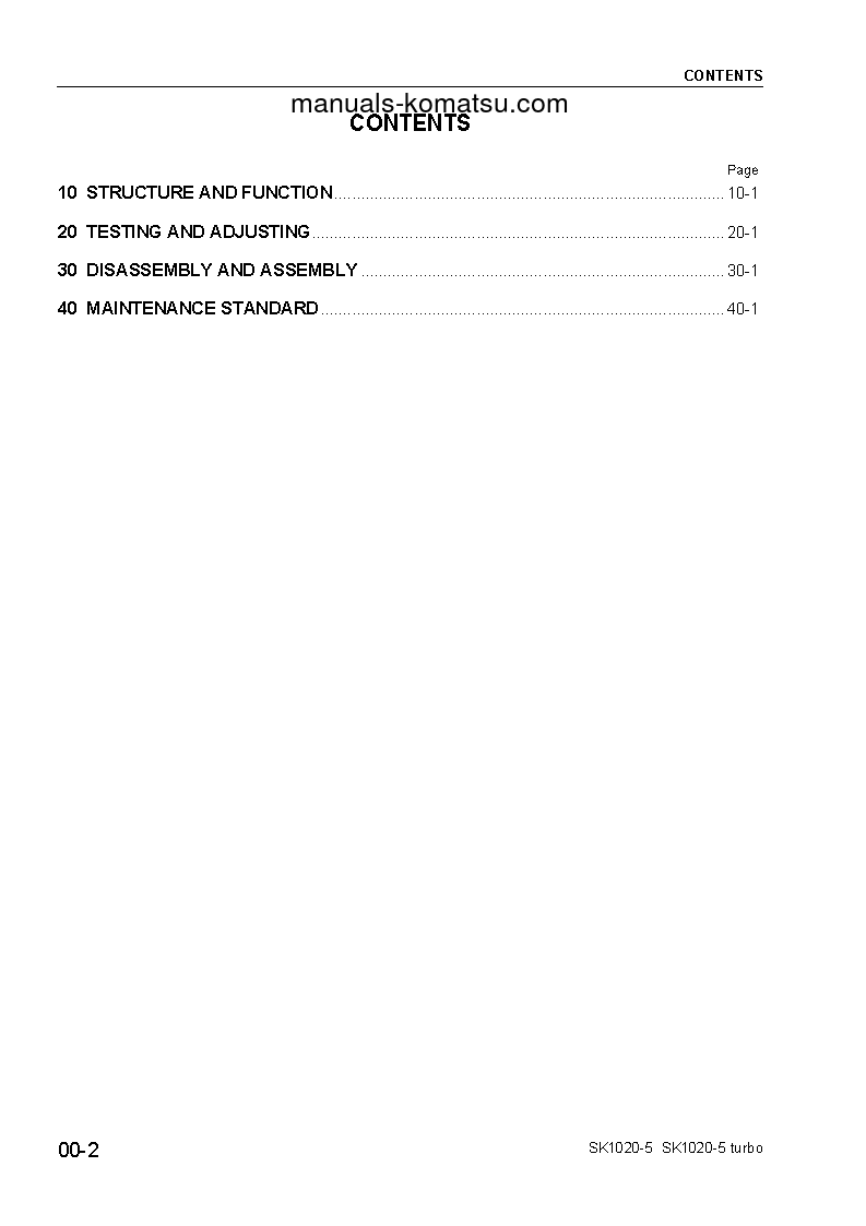 Protected: SK1020-5(ITA) S/N 37CTF00003-UP Shop (repair) manual (English)