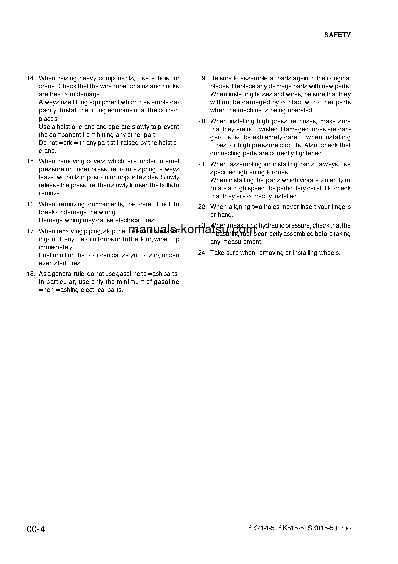 Protected: SK714-5(ITA)-/ S/N 37AF00004-UP Shop (repair) manual (English)