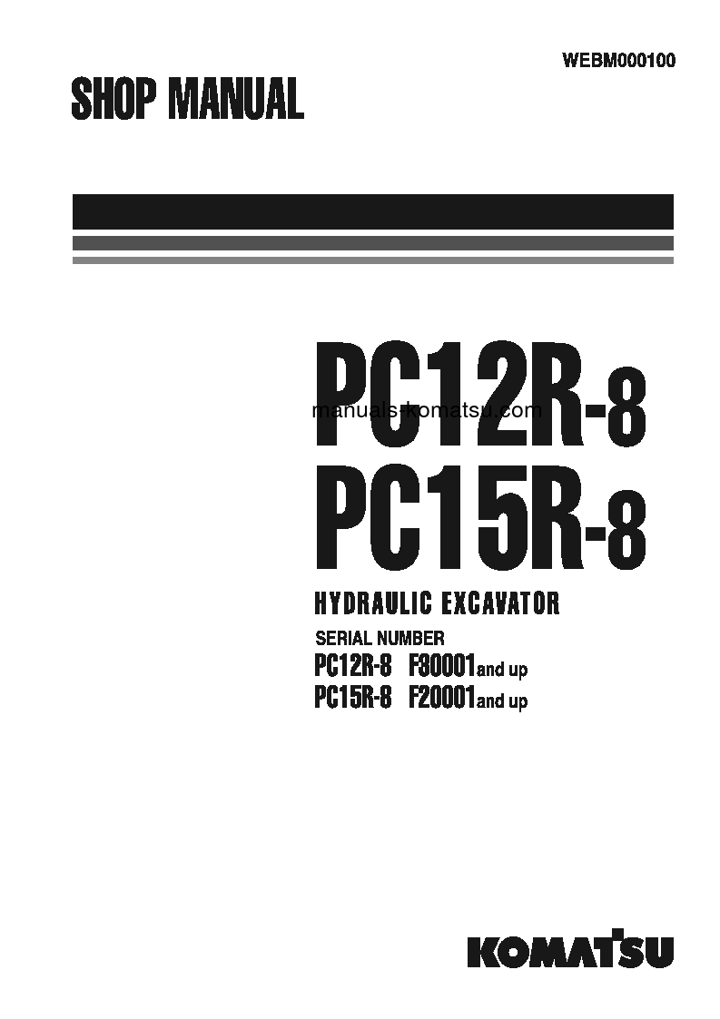 PC12R-8(ITA) S/N F30001-F31604 Shop (repair) manual (English)