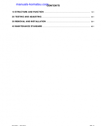 PC20R-8(ITA) S/N F30001-F30790 Shop (repair) manual (English)