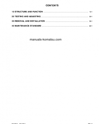 PC35R-8(ITA) S/N F20001-F20931 Shop (repair) manual (English)