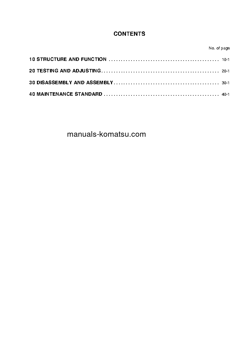 Protected: WB91R-2(ITA) S/N 91F20001-91F20069 Shop (repair) manual (English)