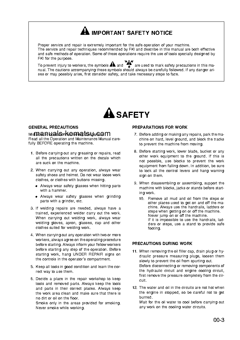 Protected: PC75-1(ITA) S/N 5000001-UP Shop (repair) manual (English)