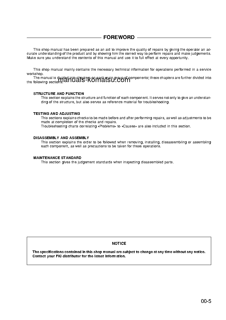 Protected: PC75-1(ITA) S/N 5000001-UP Shop (repair) manual (English)