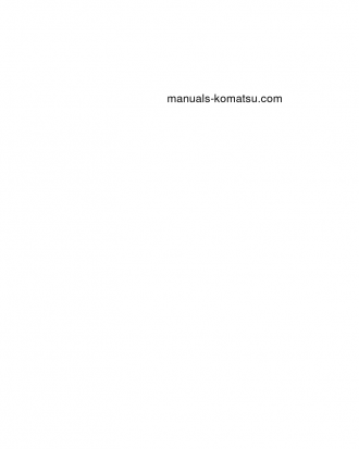 WB97R-2(ITA) S/N 97F20001-97F20742 Shop (repair) manual (English)