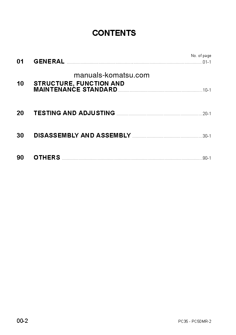 Protected: PC35MR-2(ITA) S/N F00103-UP Shop (repair) manual (English)
