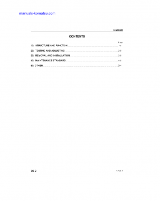 CK30-1(ITA) S/N F00003-UP Shop (repair) manual (English)