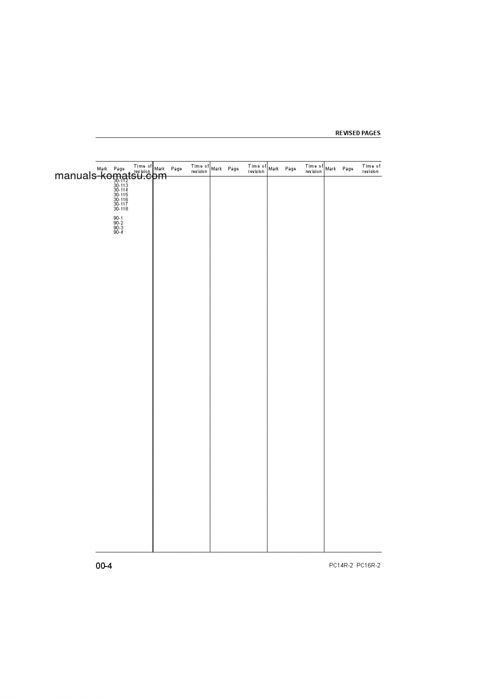 Protected: PC16R-2(ITA) S/N F00003-UP Shop (repair) manual (English)