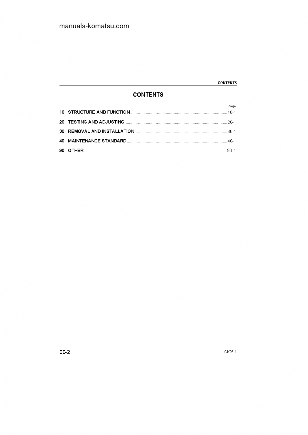 Protected: CK25-1(ITA) S/N F00003- Shop (repair) manual (English)