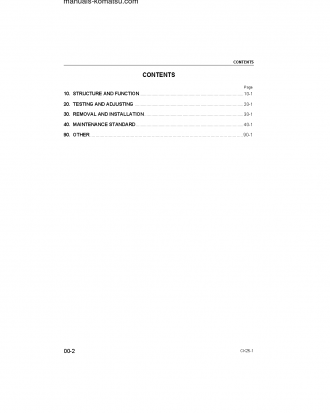 CK25-1(ITA) S/N F00003- Shop (repair) manual (English)