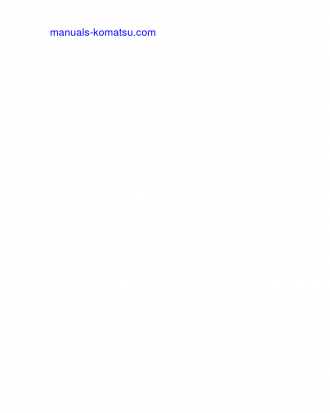 WB97S-5(ITA) S/N F00003-UP Shop (repair) manual (English)