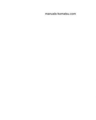 WB95R-1(ITA) S/N 8901442-UP Shop (repair) manual (English)