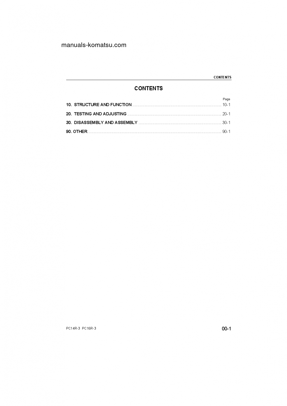 Protected: PC16R-3(ITA) S/N F60003-UP Shop (repair) manual (English)