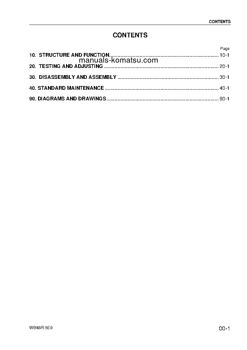 Protected: WB93R-5(ITA)-TIER 3 S/N F61569-UP Shop (repair) manual (English)