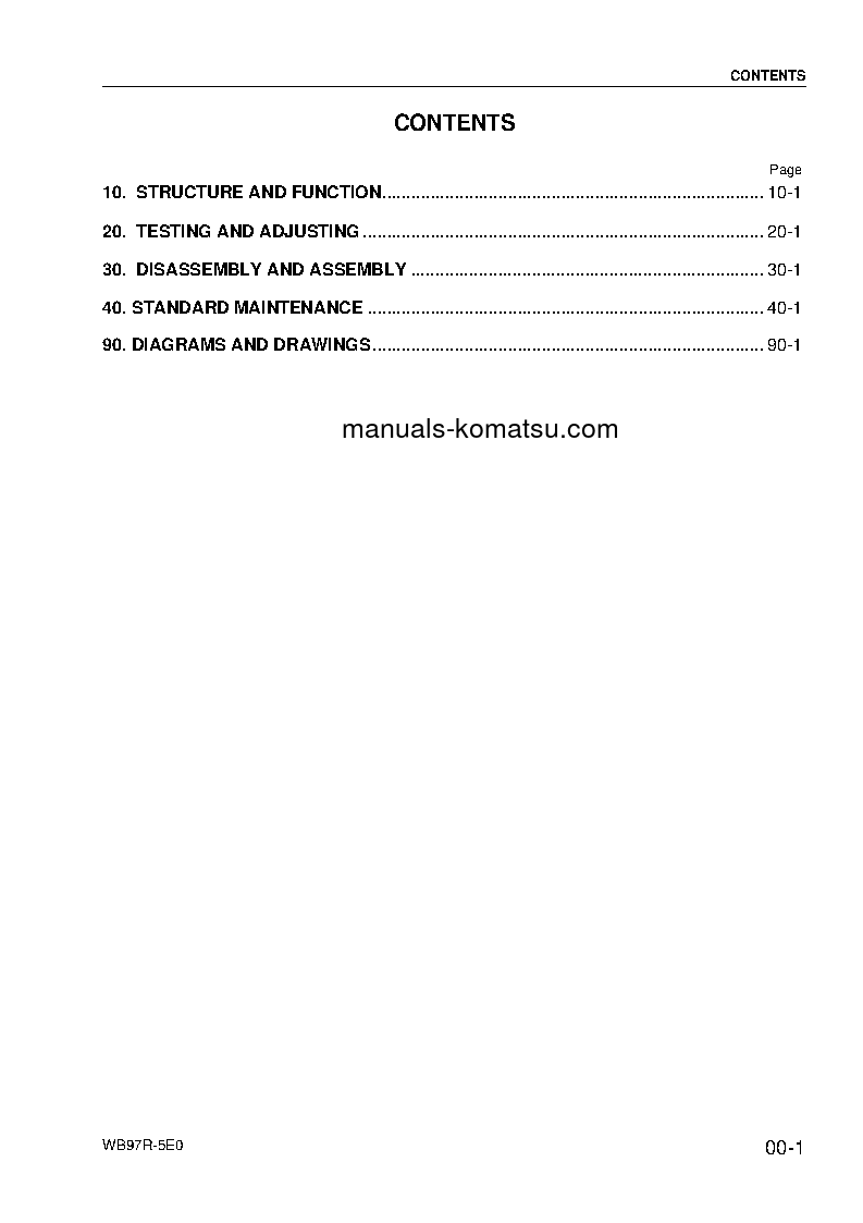 Protected: WB97R-5(ITA)-TIER 3 S/N F80211-UP Shop (repair) manual (English)