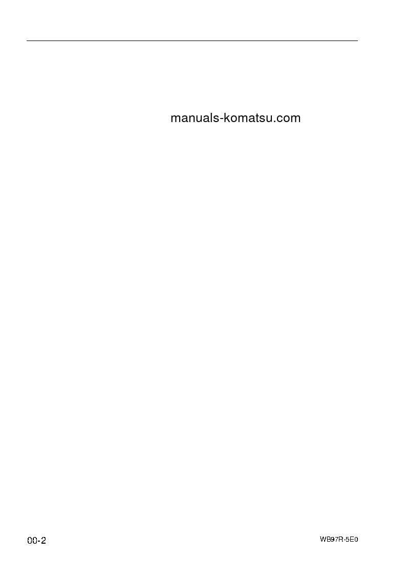 Protected: WB97R-5(ITA)-TIER 3 S/N F80211-UP Shop (repair) manual (English)