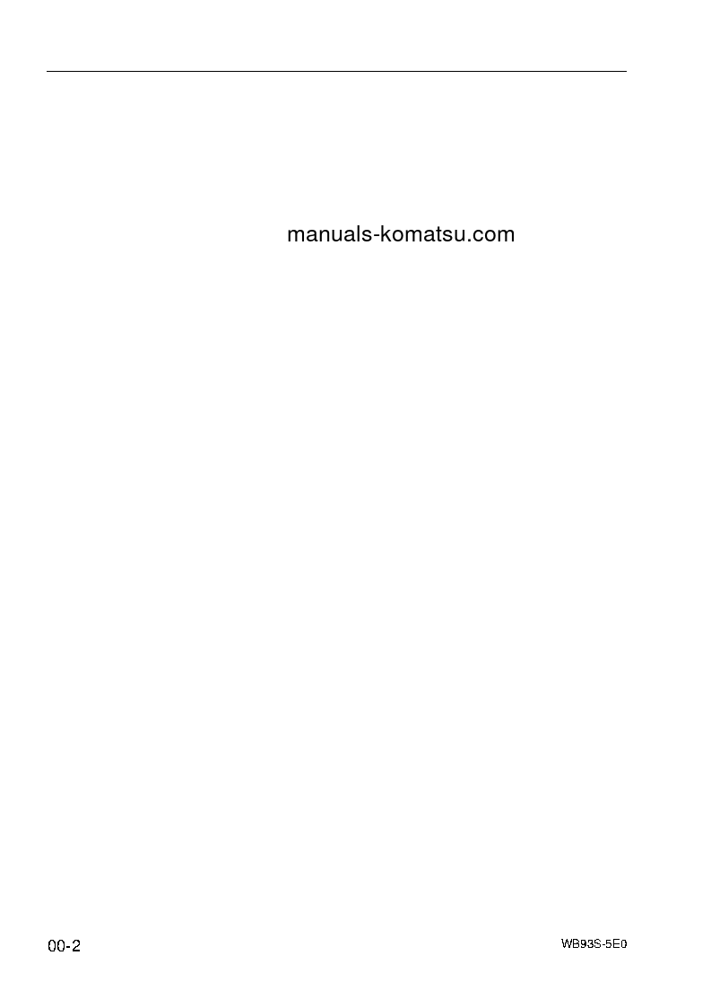 Protected: WB93S-5(ITA)-TIER 3 S/N F20466-UP Shop (repair) manual (English)