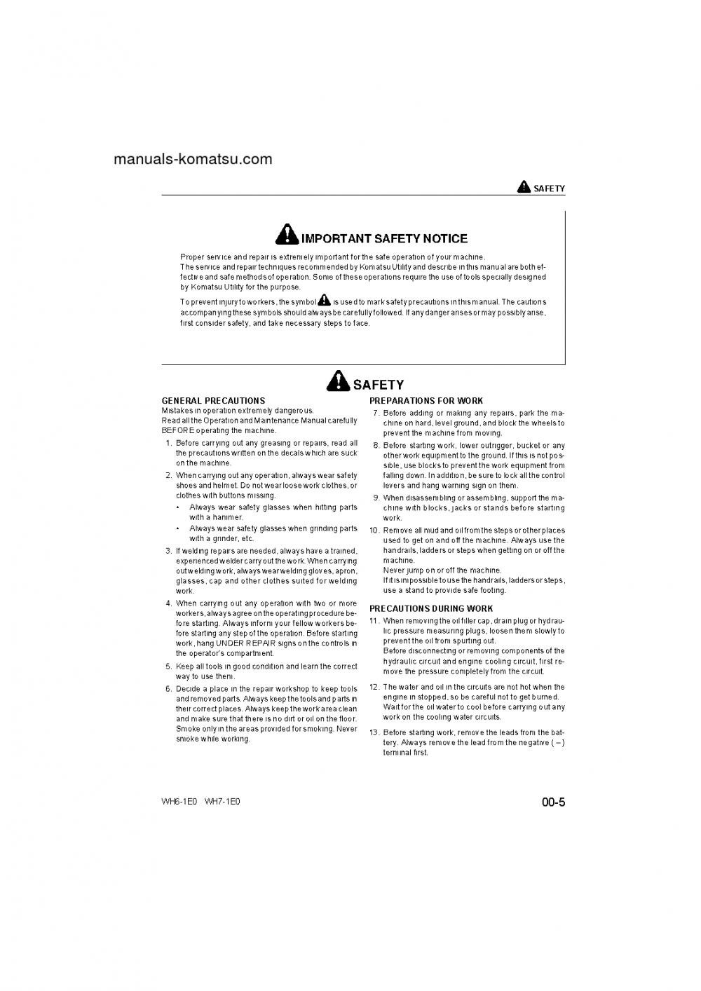 Protected: WH713-1(ITA)-TIER 3 S/N 395F71003-UP Shop (repair) manual (English)