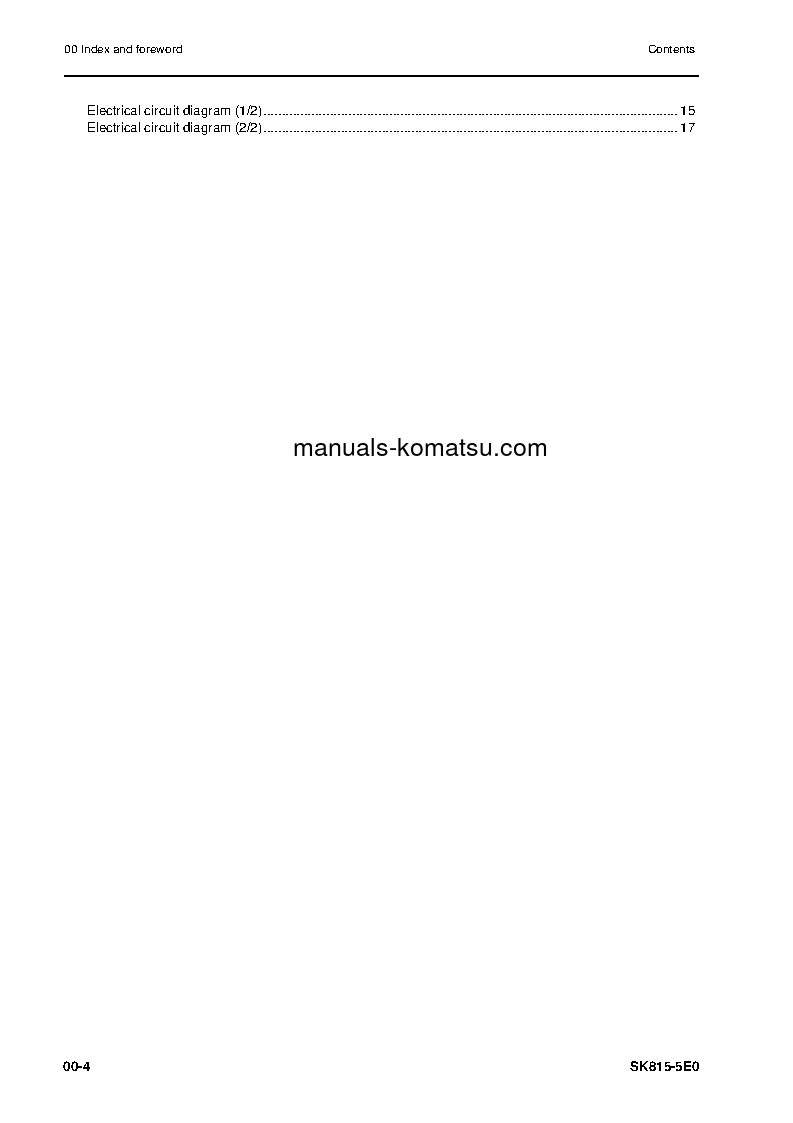 Protected: SK815-5(ITA) S/N F80003-UP Shop (repair) manual (English)