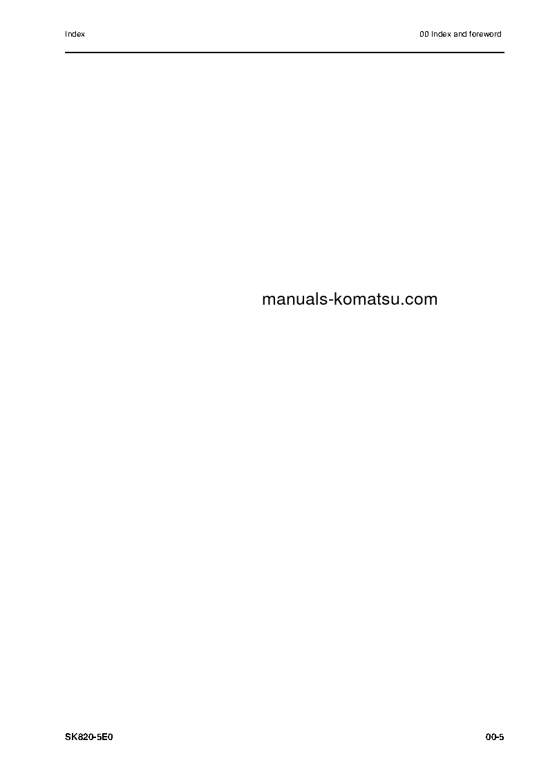 Protected: SK820-5(ITA) S/N F60002-UP Shop (repair) manual (English)